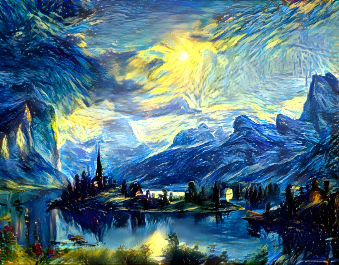 At Van Goghs Lake