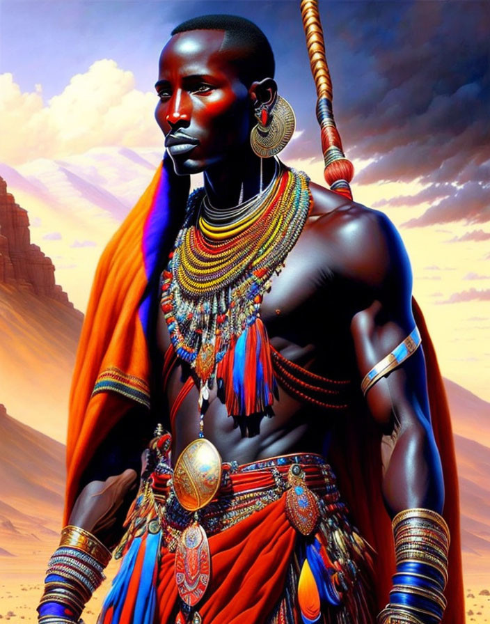 The Maasai tribe