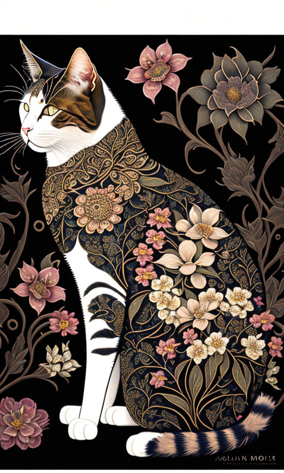 Tapestry cat