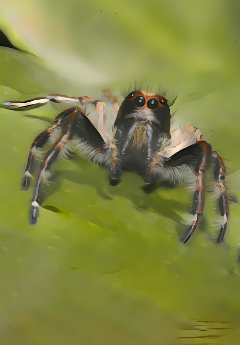 Araña Saltarina - Megafreya sutrix