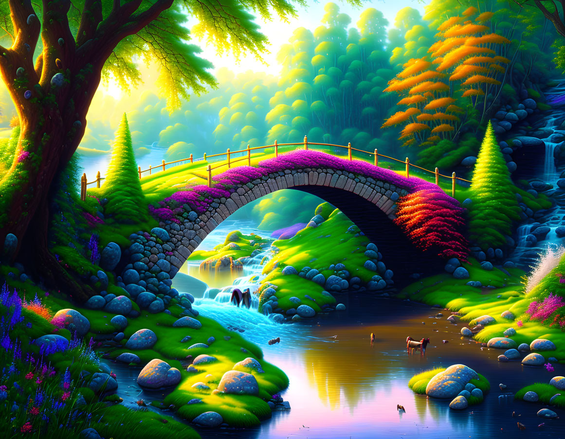 Stone bridge(fantasy)