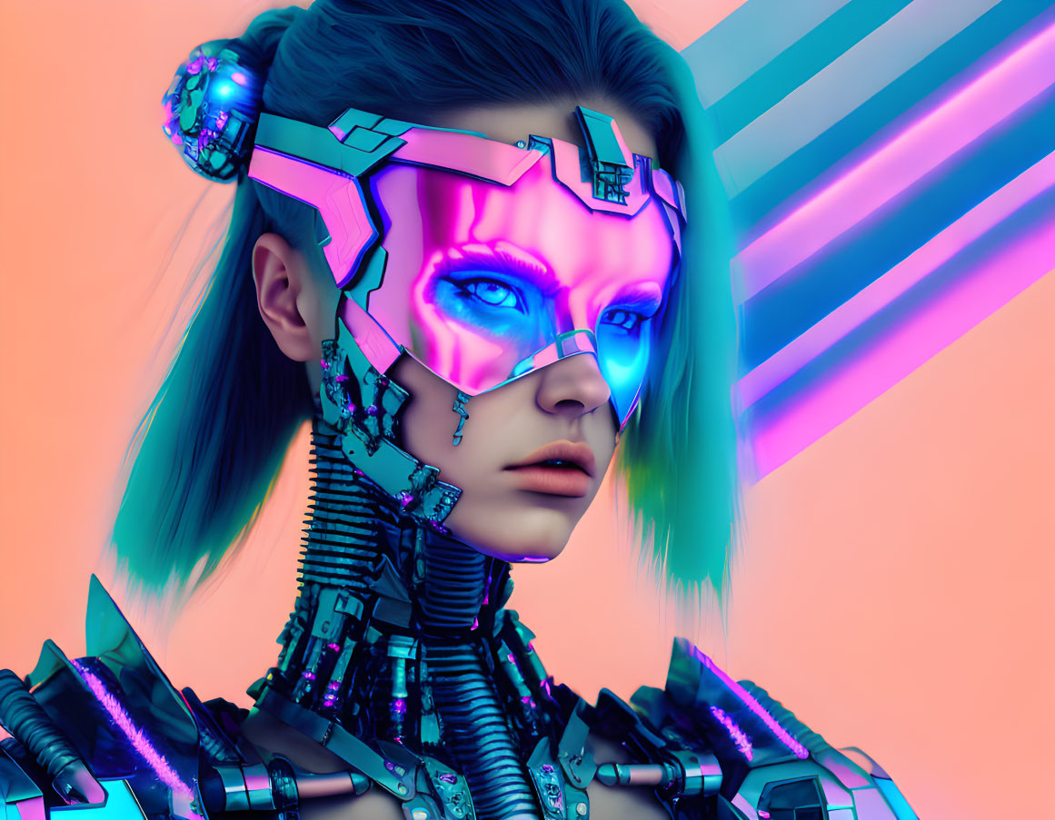 Pastel Cyborg Warrior (Major)