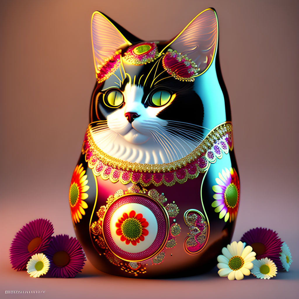 Cat Matryoshka Doll