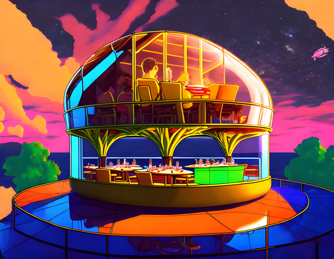 Space Burger Restaurant 