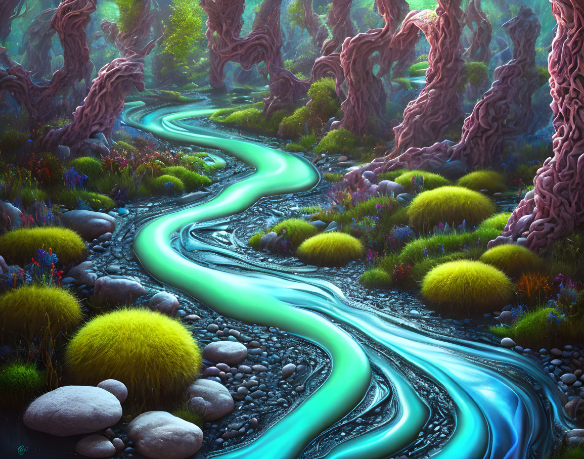 Alien River Landscape