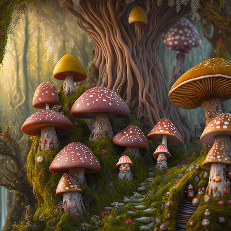 Mushroom Troll Village