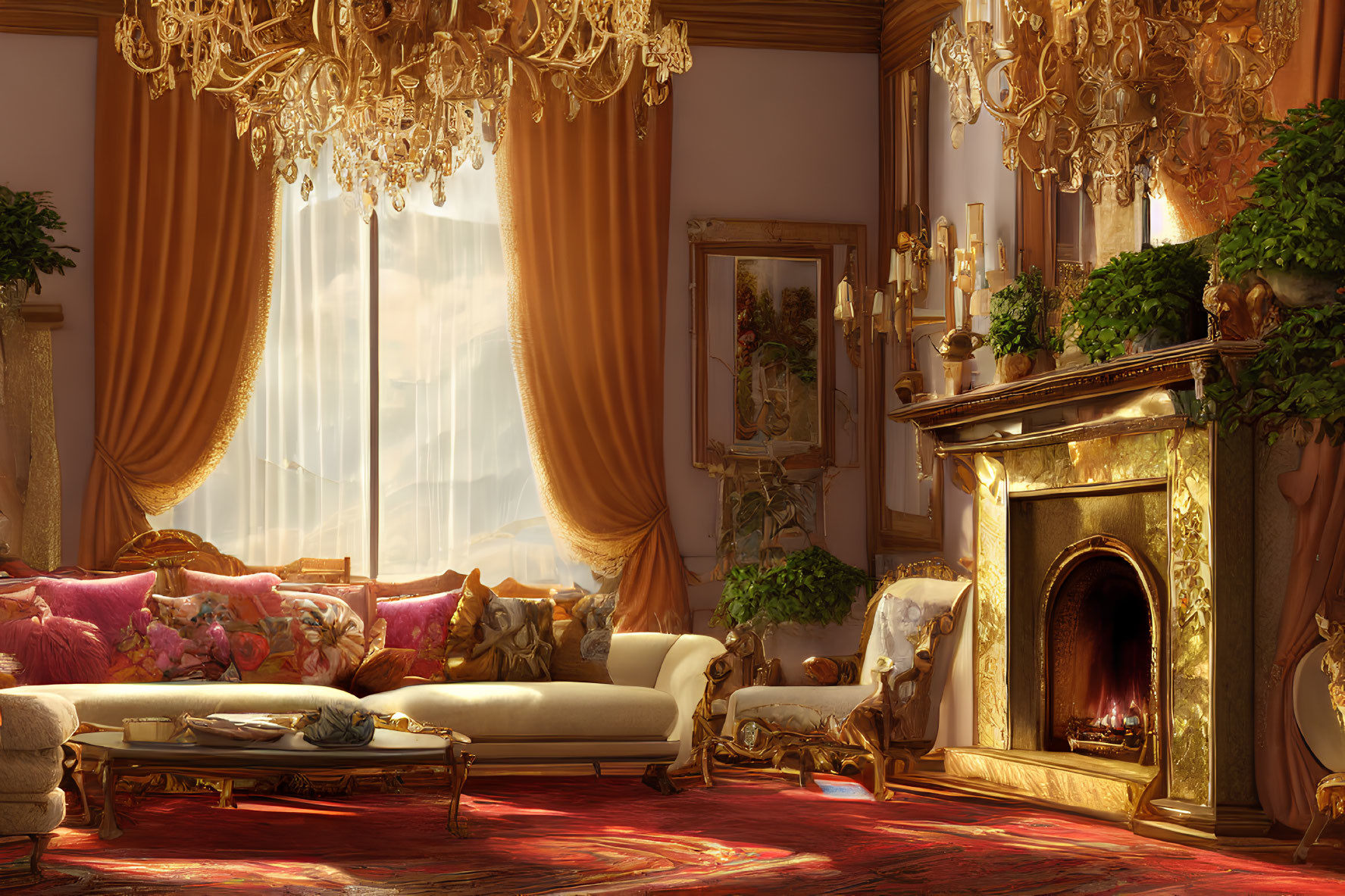 Luxury Italian Living Room