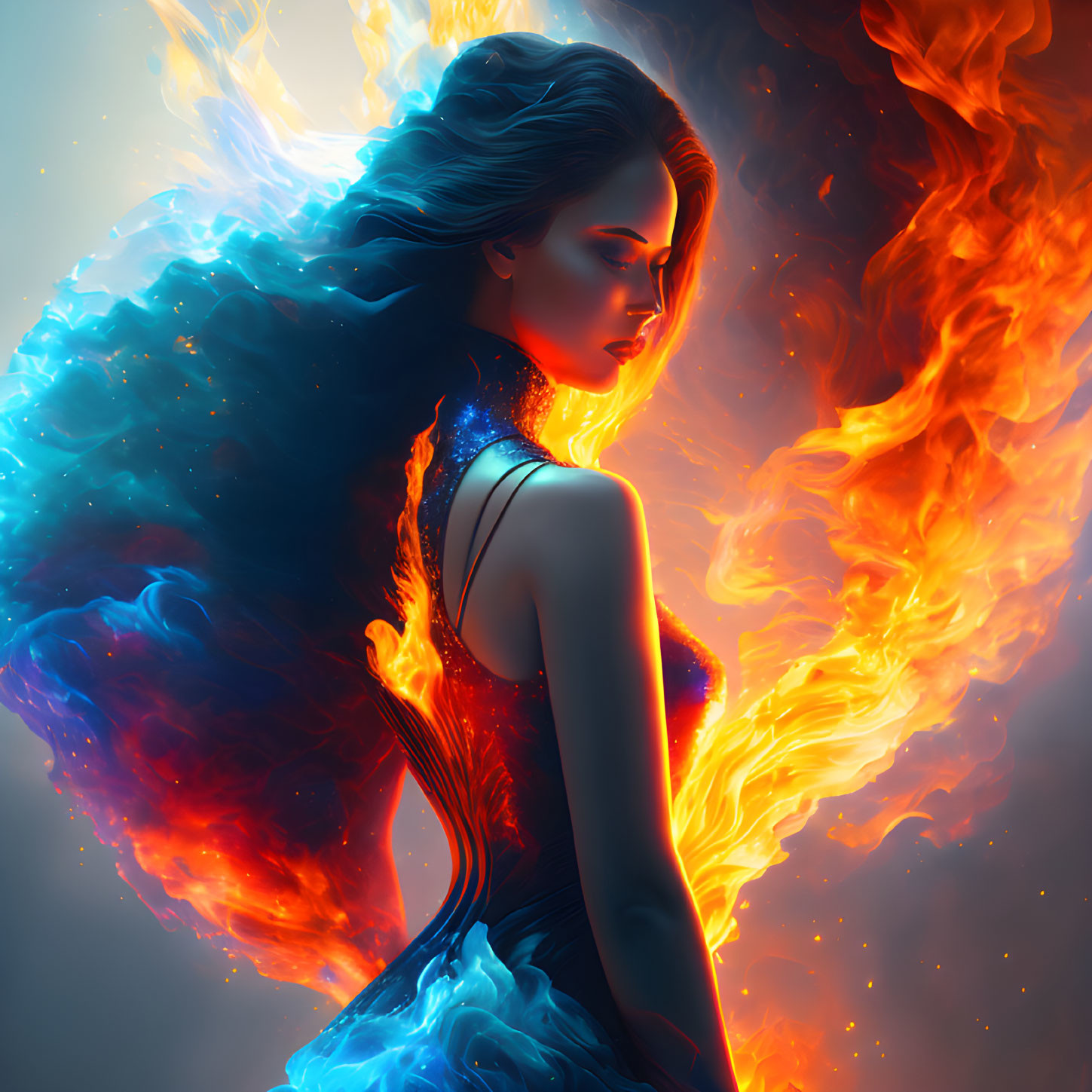 Girl of fire