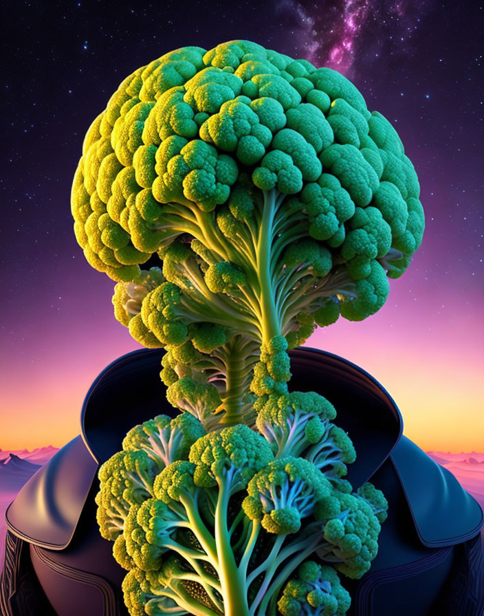 An alien with cauliflower DNA