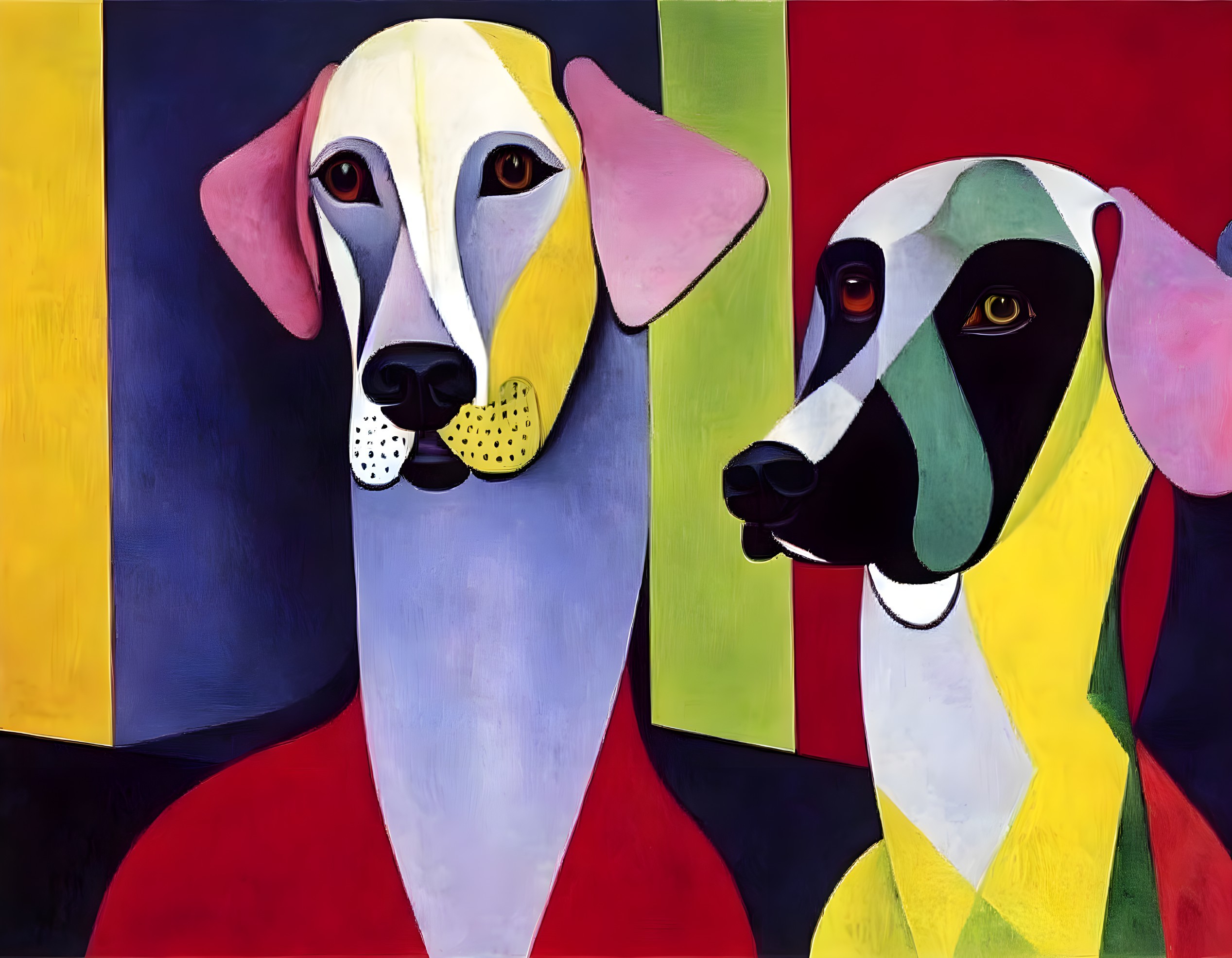 Picasso's Weimaraners