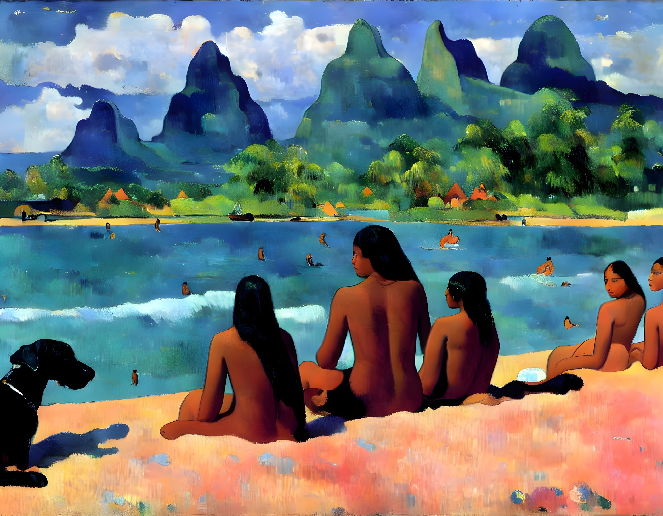 Gauguin's Weimaraners