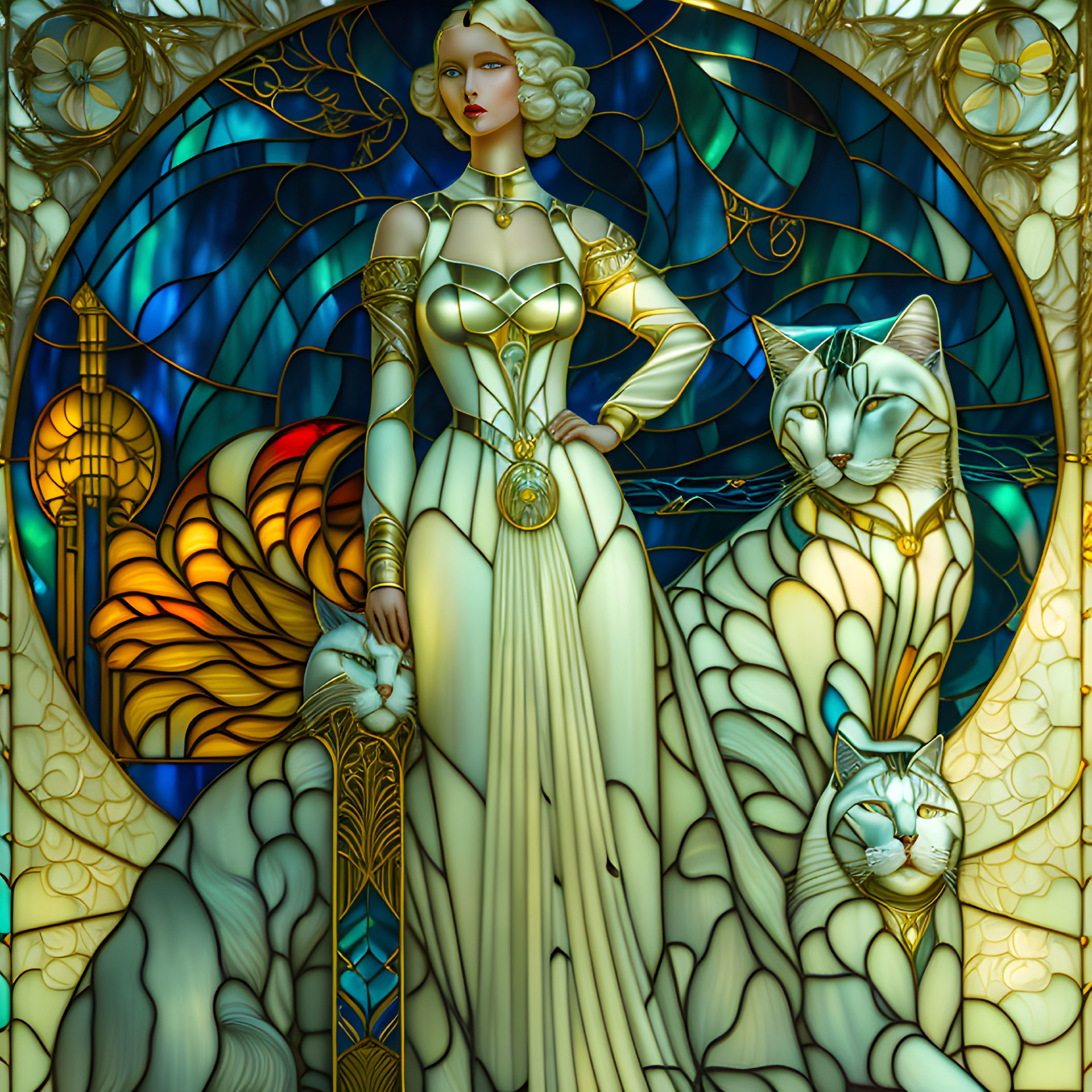 Stained Art Deco