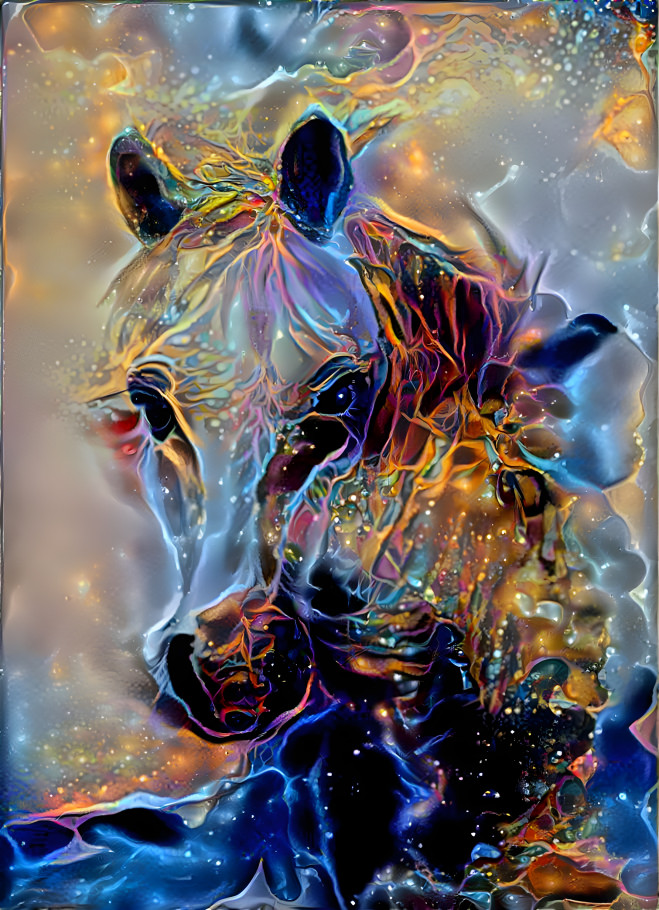 Horse Dream in night