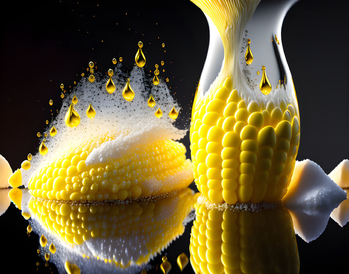 Corn reflection
