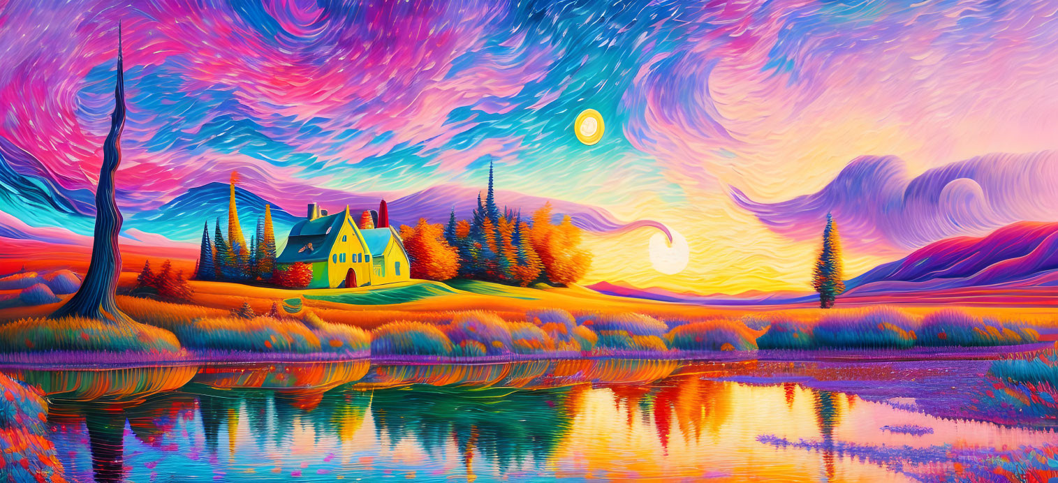 Colorful landscape