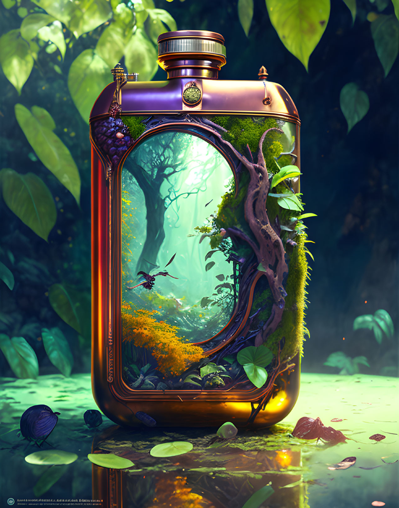 Jungle in a flask