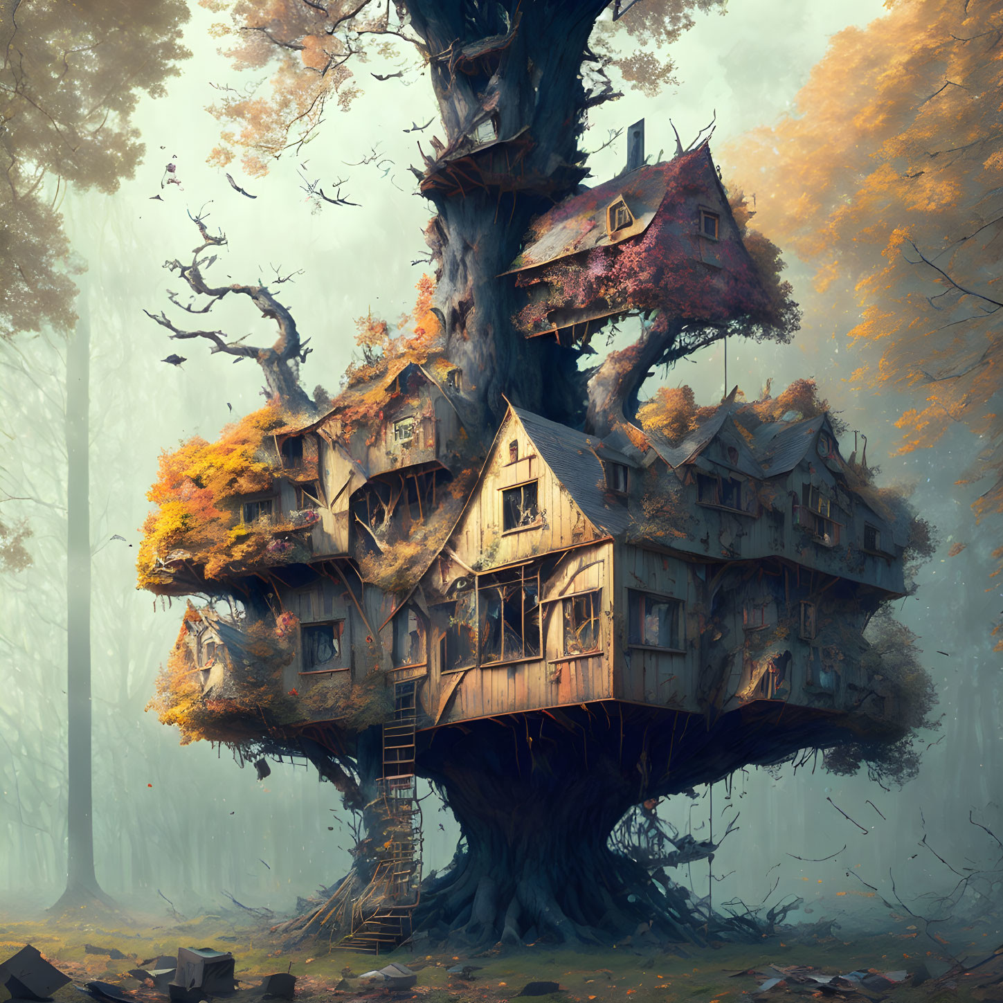 Shabby treehouse 