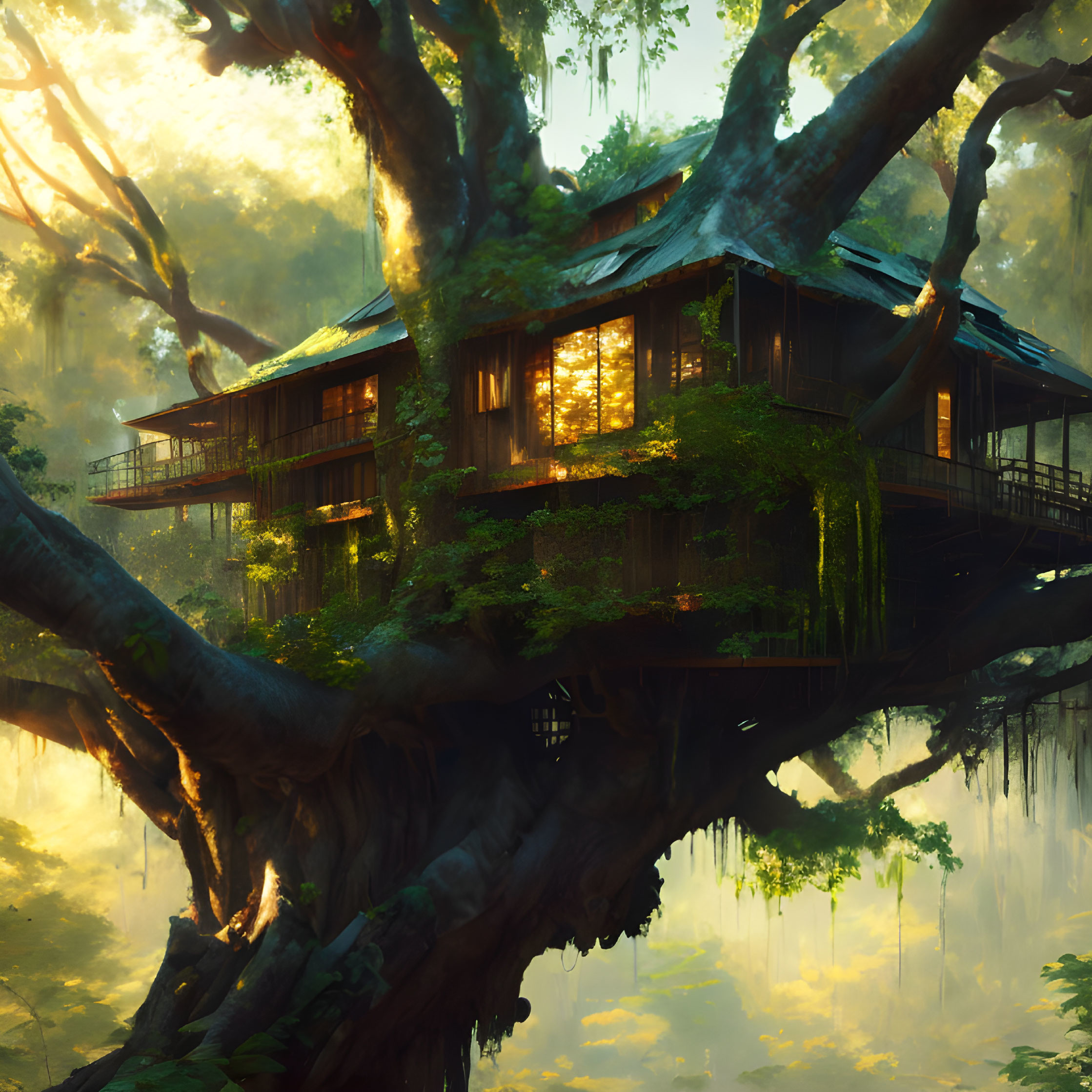 Wonderful treehouse