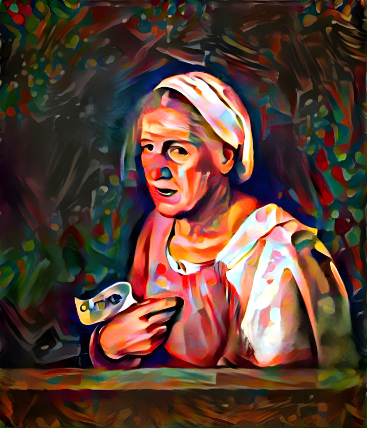 Giorgione's Old woman