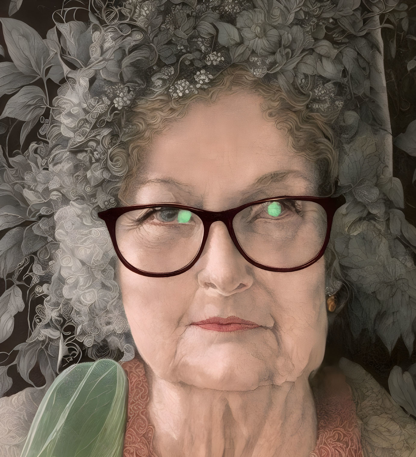 Self Portrait as an older flower girl