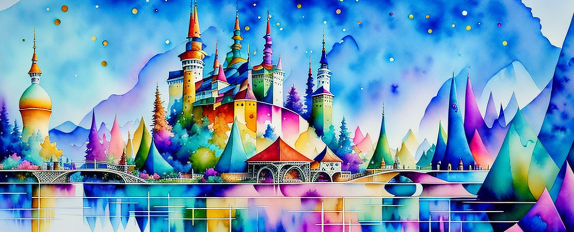 Colored castle