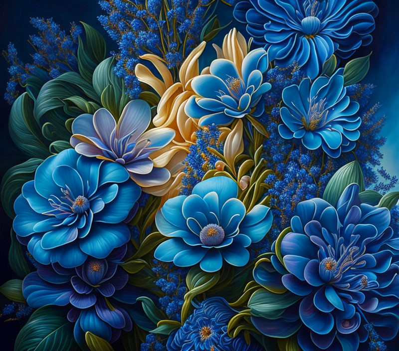 Beautifull blue flowers