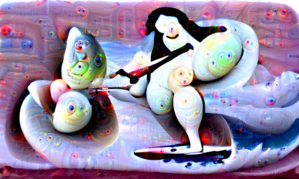 Marshmallow Fertility Goddess on a Surfboard