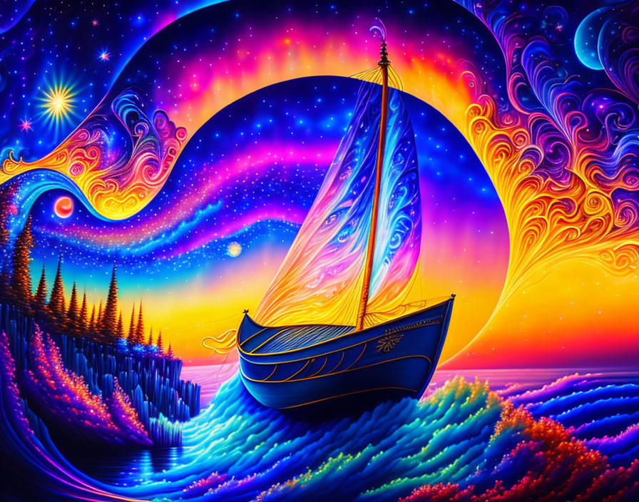 Sailing through the midnight sun