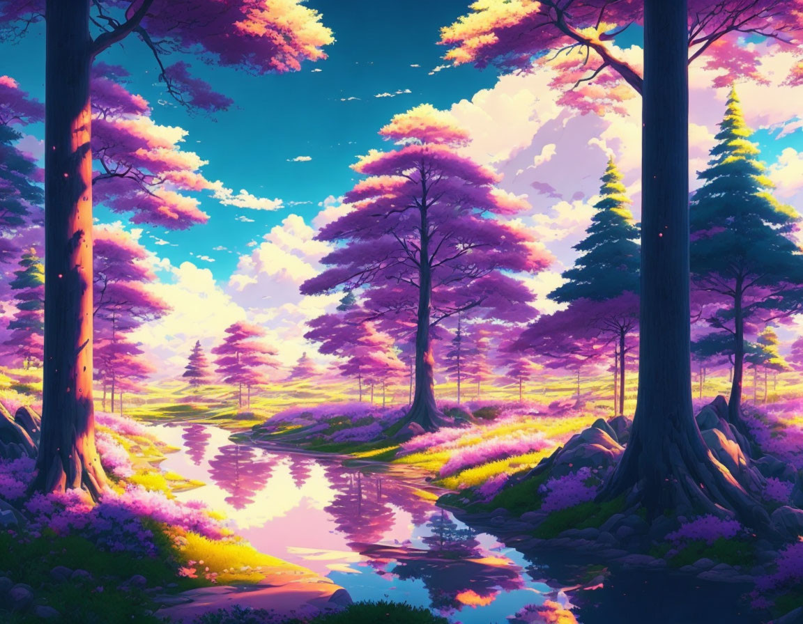 Pink Forest