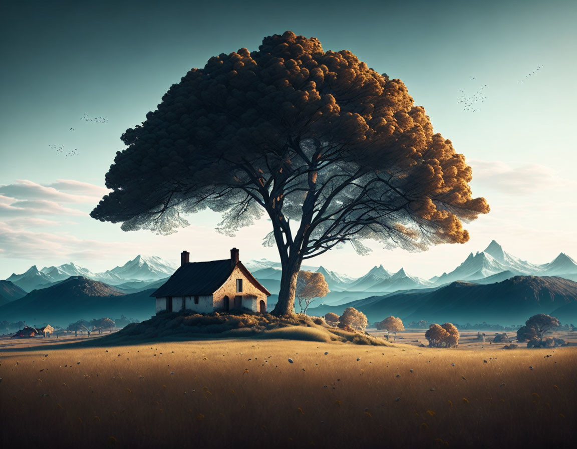 House under a Tree