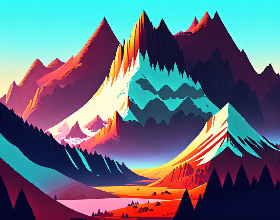 Saturated Mountains