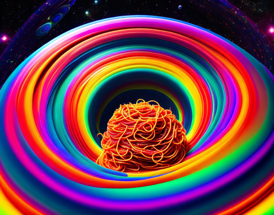 Spaghetti in Space