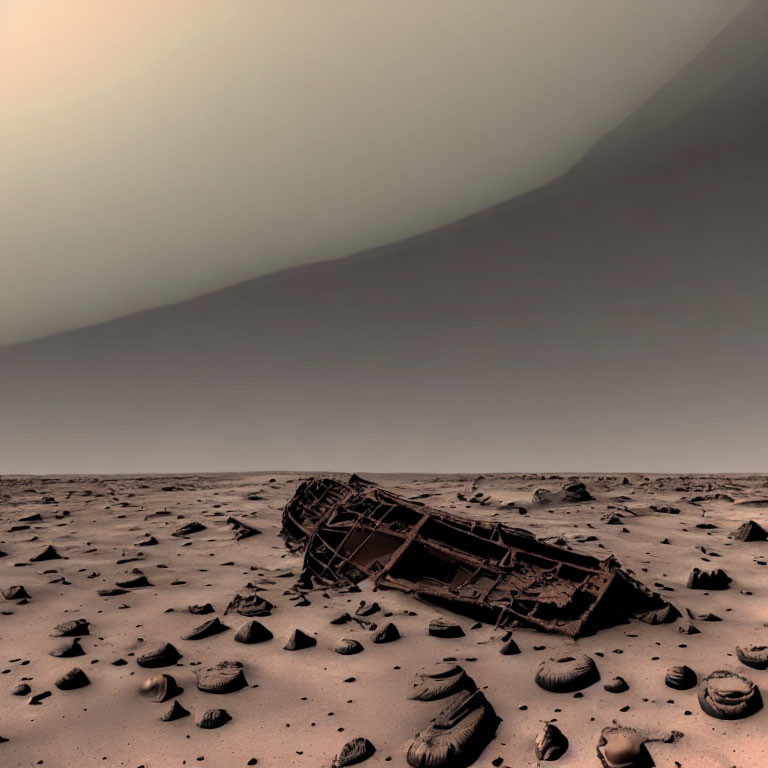 Shipwreck on Mars