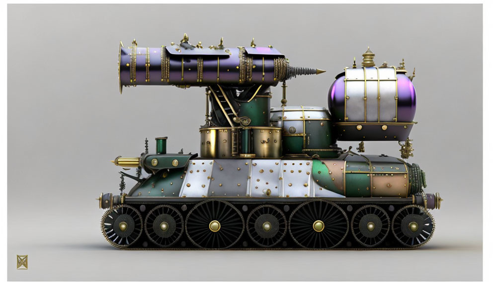 Steampunk  Votelix Tank - 01