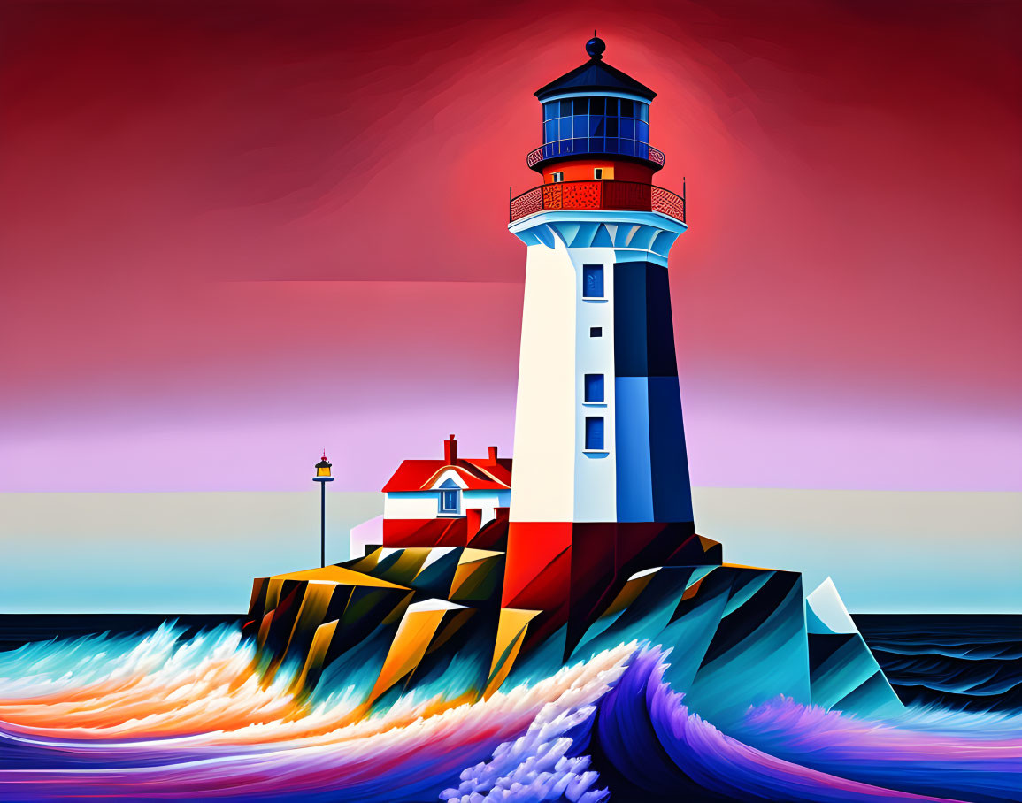 Cubist Lighthouse VerY Good - Best landscape