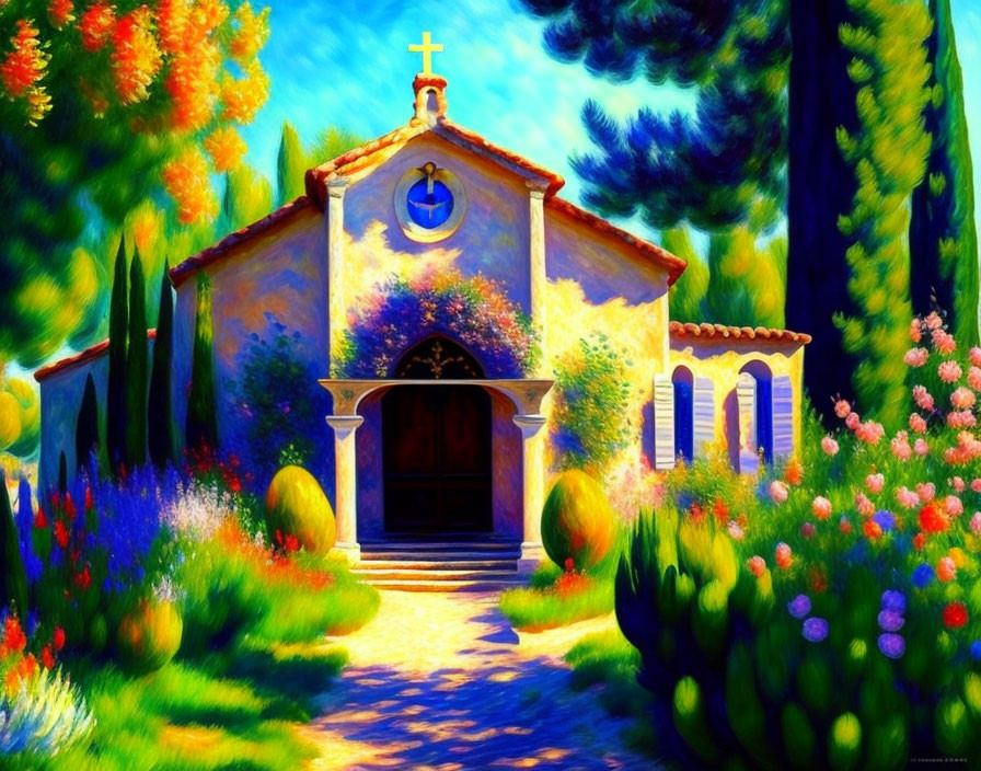 Church in Provence Impressionists BesT TRENDING