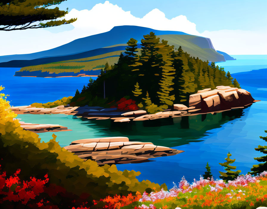 Acadia National Park by Thomas COLE Best TRENDING