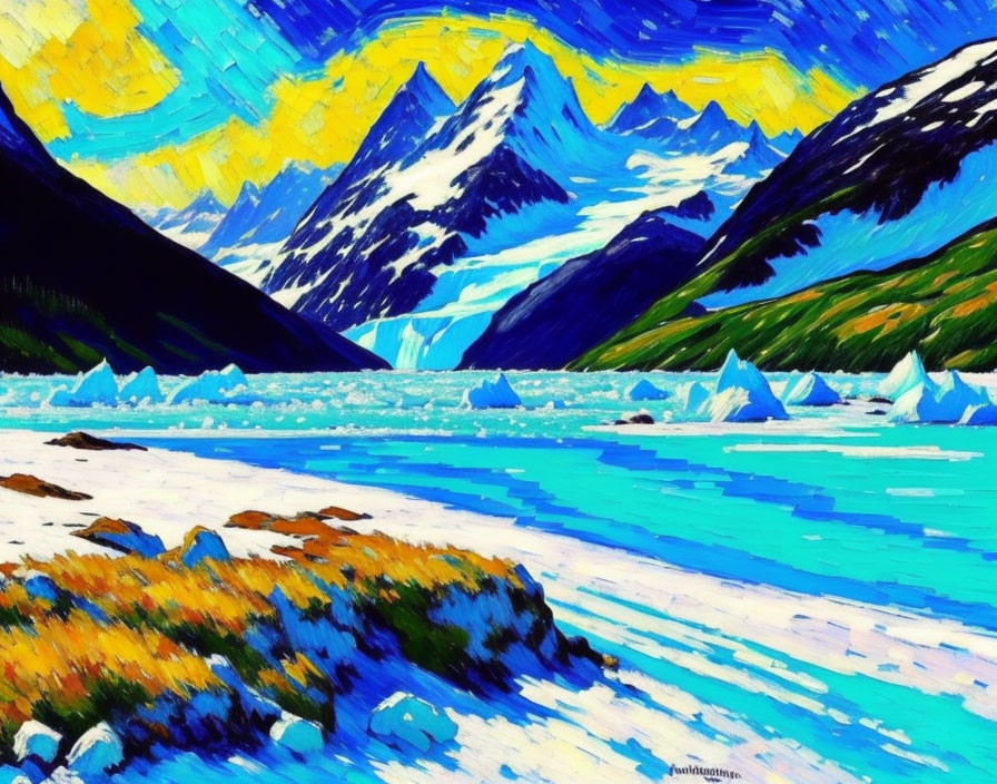 Glacier Bay Natl Park Post-Impressionism Very Best