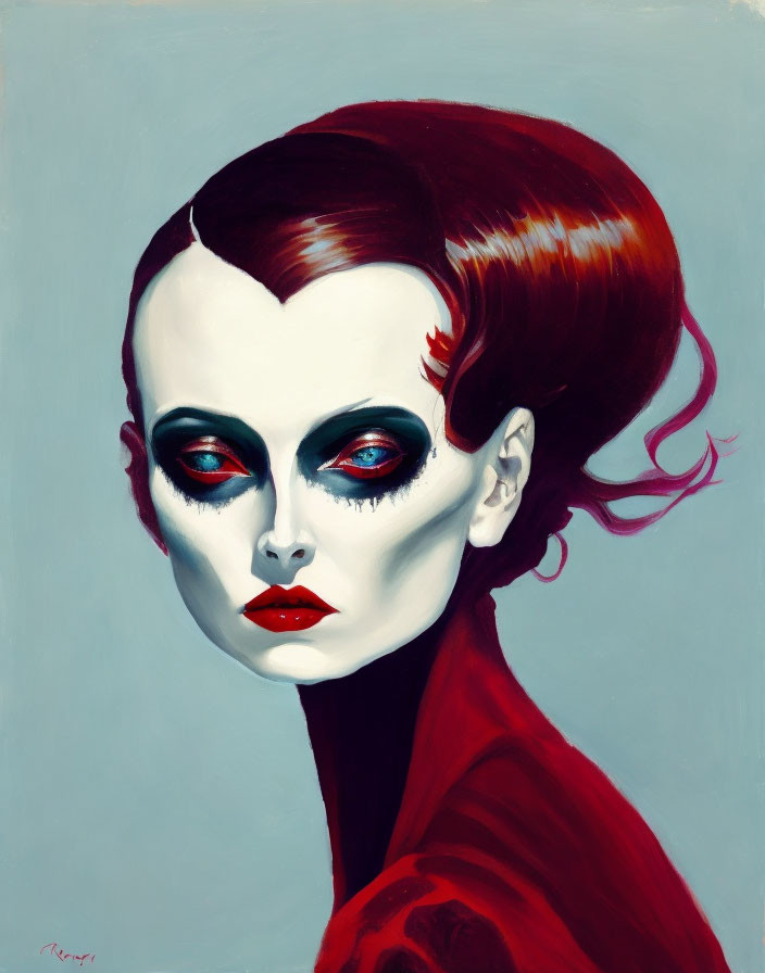  Vampire Woman Portrait Yves Tanguy Very Good