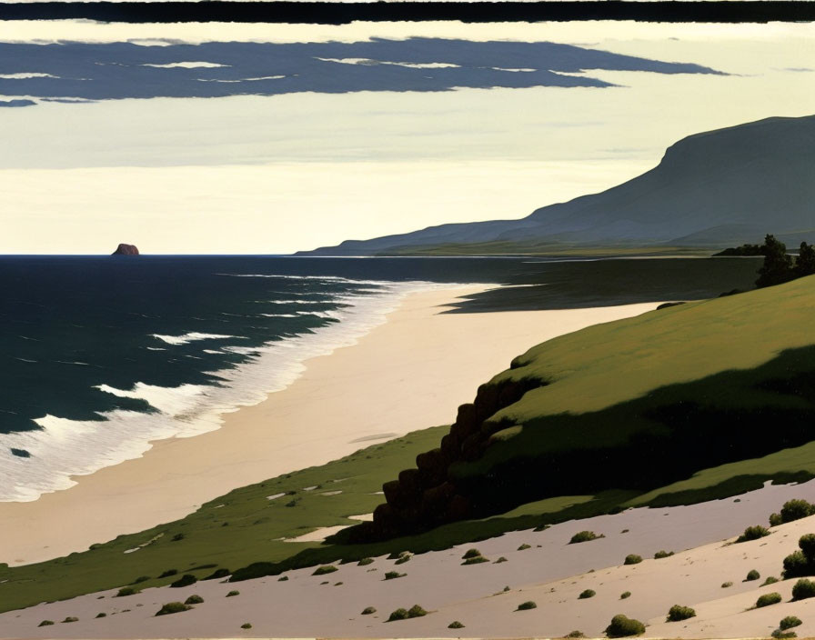 BEACH  landscape Realism Very Good AJ Jones
