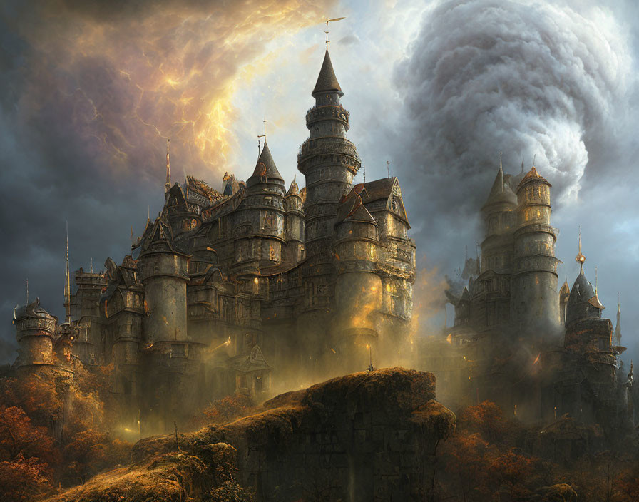 Magic Castle Ruins Cloud Fusion Mode Very good