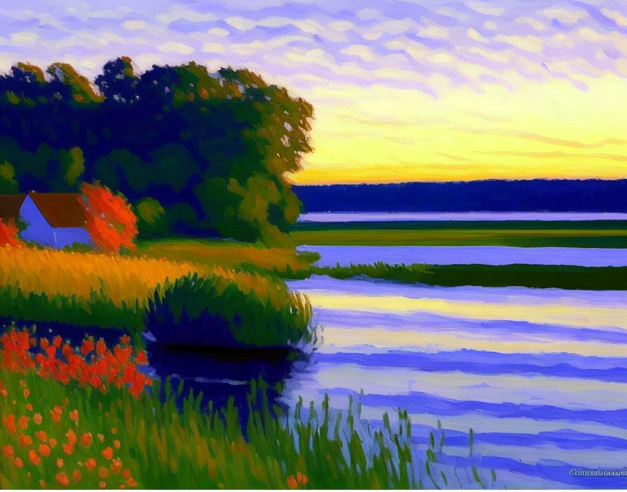 Mississippi River by Impressionists VerYGooD2 Best