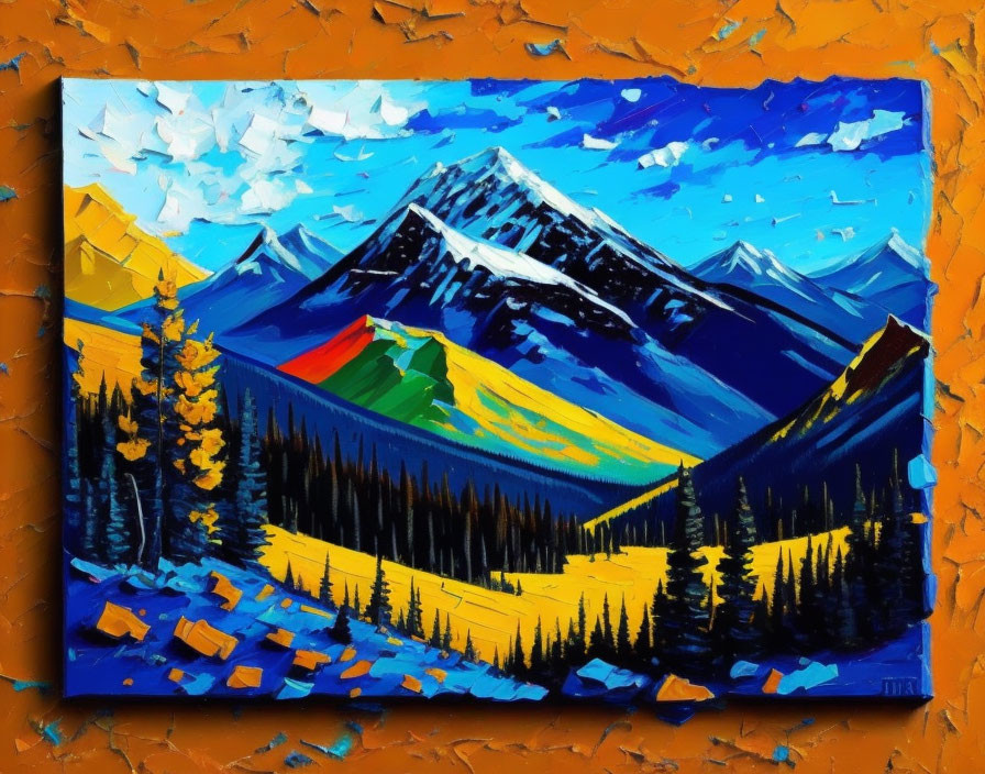 Rocky Mountains Wall Hanging very GooD landscape