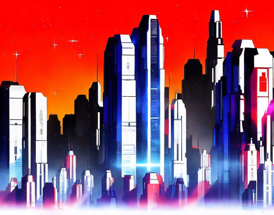 Cyberspace (mode) City Skyline, USA VerYgooDBest