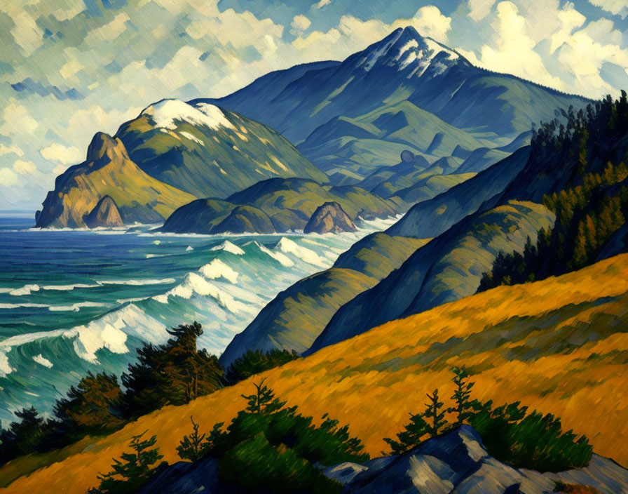 Oregon Coast Range VerYGooDBest Post-Impressionism
