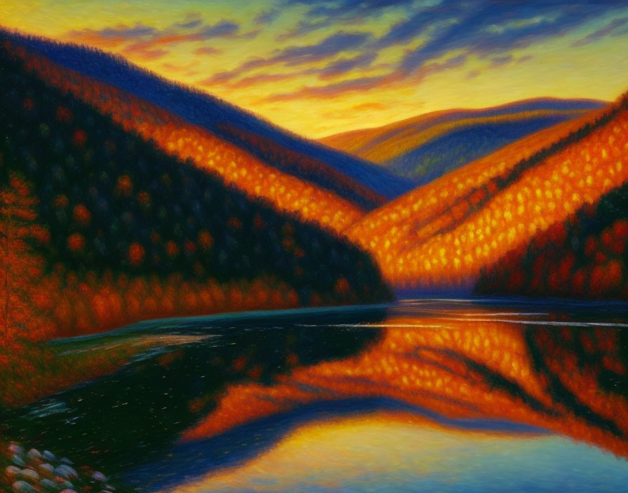 Gauley River NRA in WV VERY Good landscape Renoir