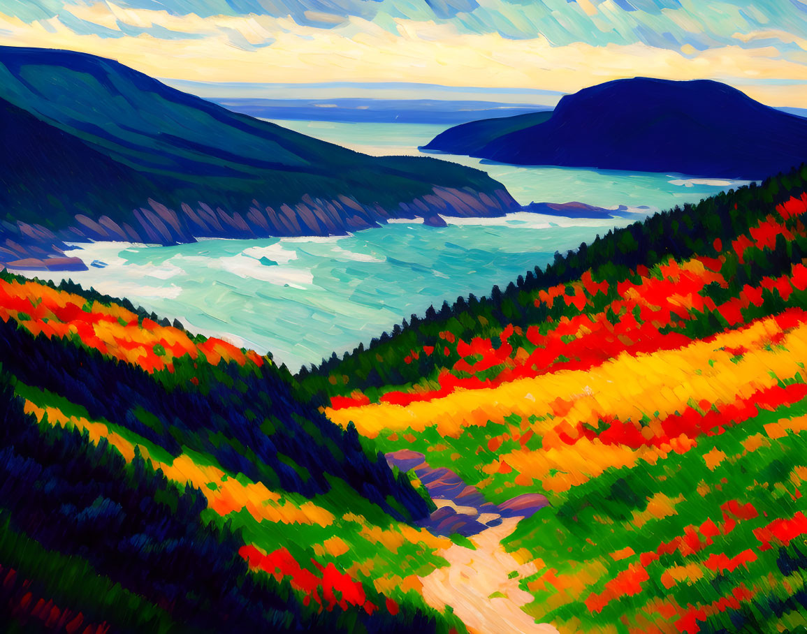 Acadia Nat'l Park Best Trending Post-Impressionism