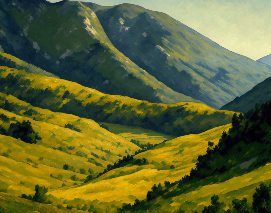 Green Mountains VT VERYGooDBesT Cezanne Landscape