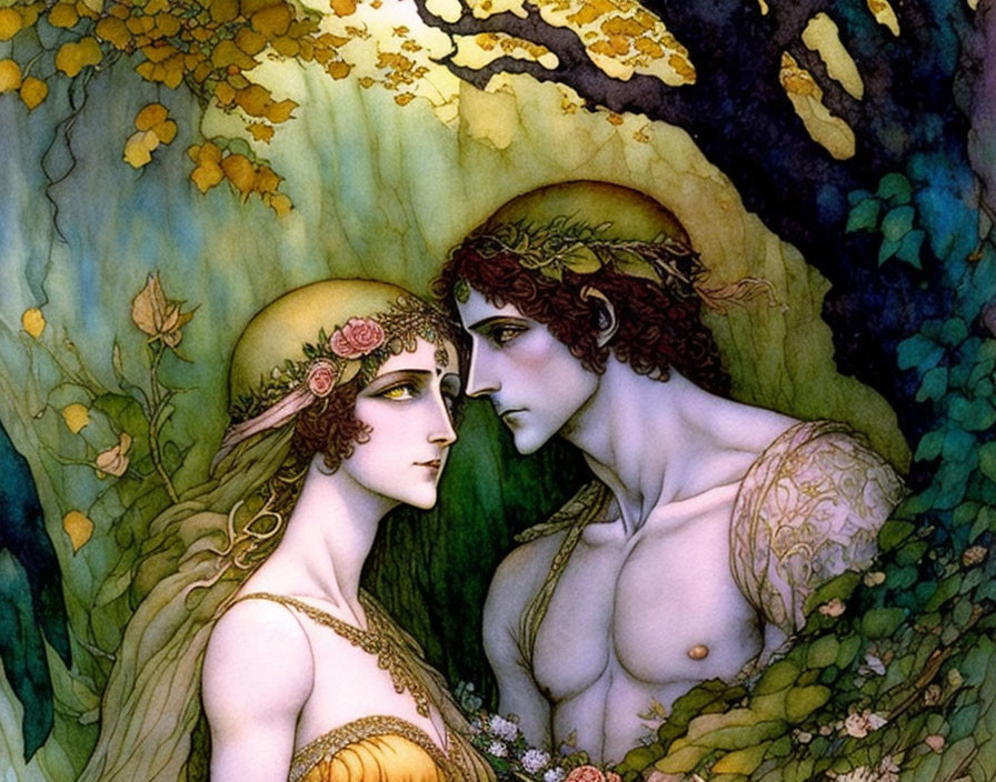 Adam and Eve DULAC  Very GooD