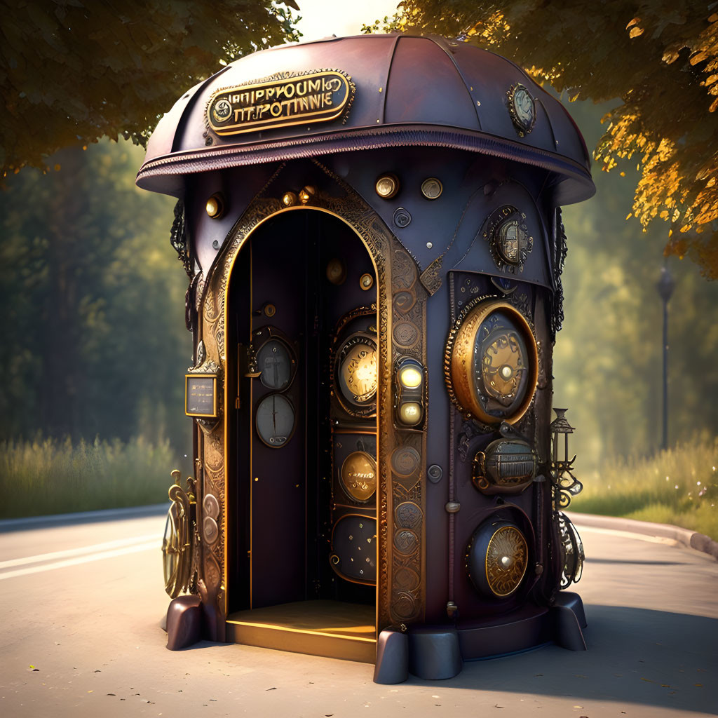 Steampunk Toll Booth